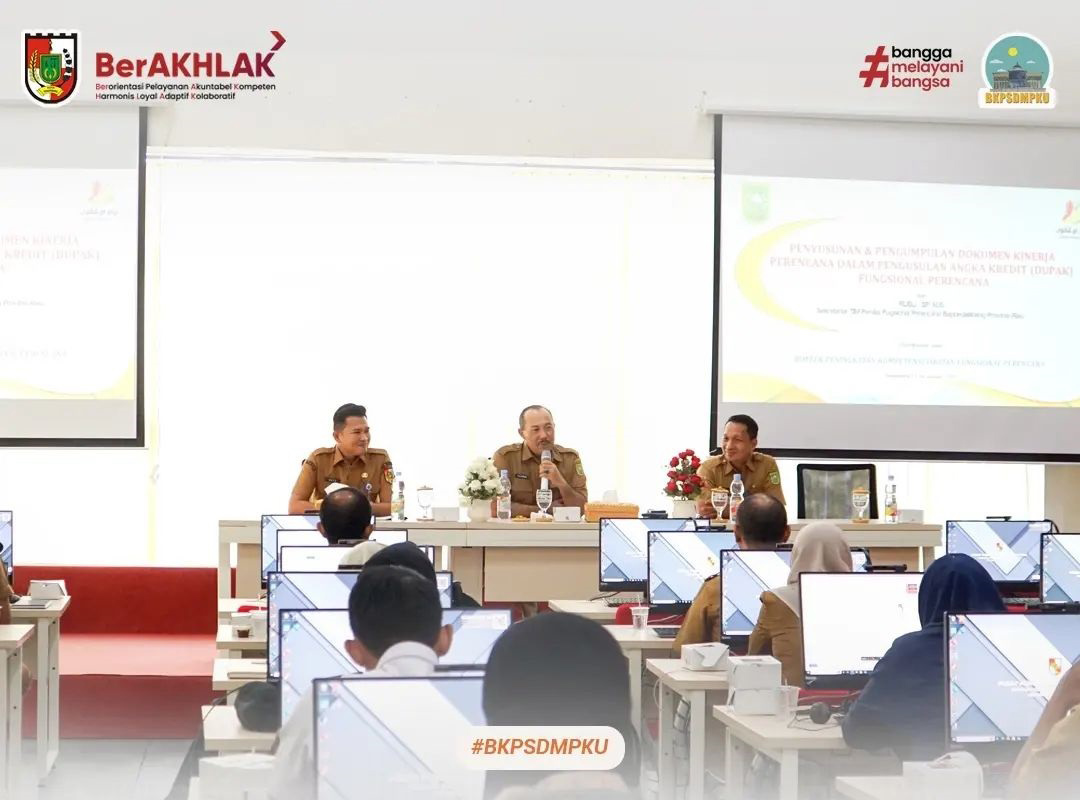 BKPSDM Sosialisasikan Penyusunan DUPAK Fungsional Perencana Kepada ASN Pemko Pekanbaru