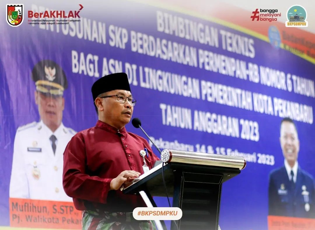 BKPSDM Pekanbaru Sosialisasikan Regulasi Terbaru Penyusunan SKP Tahun 2022