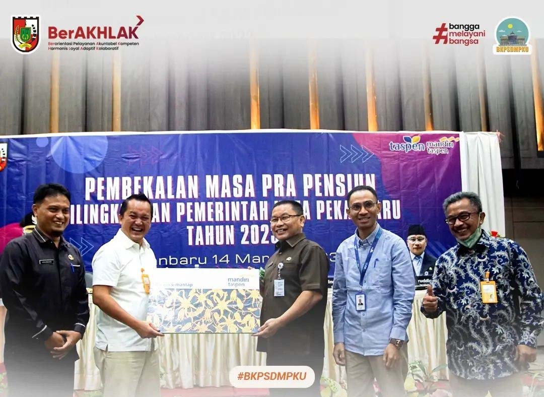 BKPSDM Pekanbaru Gelar Sosialisasi Pembekalan Masa Pra Pensiun Dilingkungan Pemko Pekanbaru
