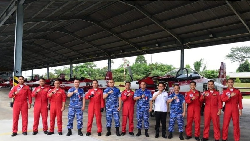 Meriahkan Atraksi Penerbangan Aerobatic JAT TNI AU, Kadispora Pekanbaru Harapkan Dukungan Masyarakat