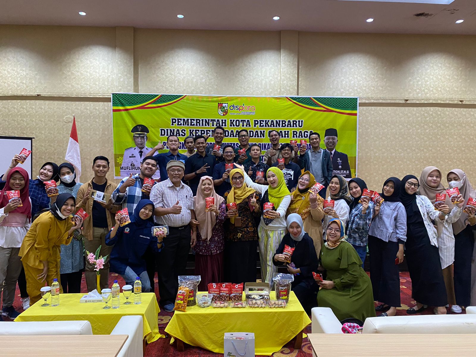 Buka Pelatihan Peningkatan Produktifitas Usaha Pemuda Tahun 2023, Ini Pesan Kadispora Pekanbaru