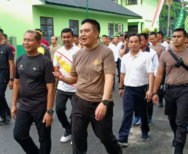 Ikut Olahraga Bersama Korem 031 Wira Bima, Ini Kata Kadispora Pekanbaru