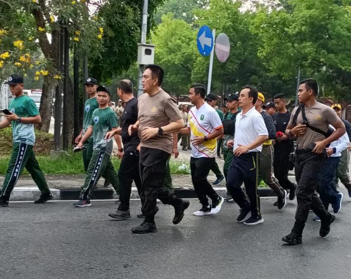 Ikut Olahraga Bersama Korem 031 Wira Bima, Ini Kata Kadispora Pekanbaru
